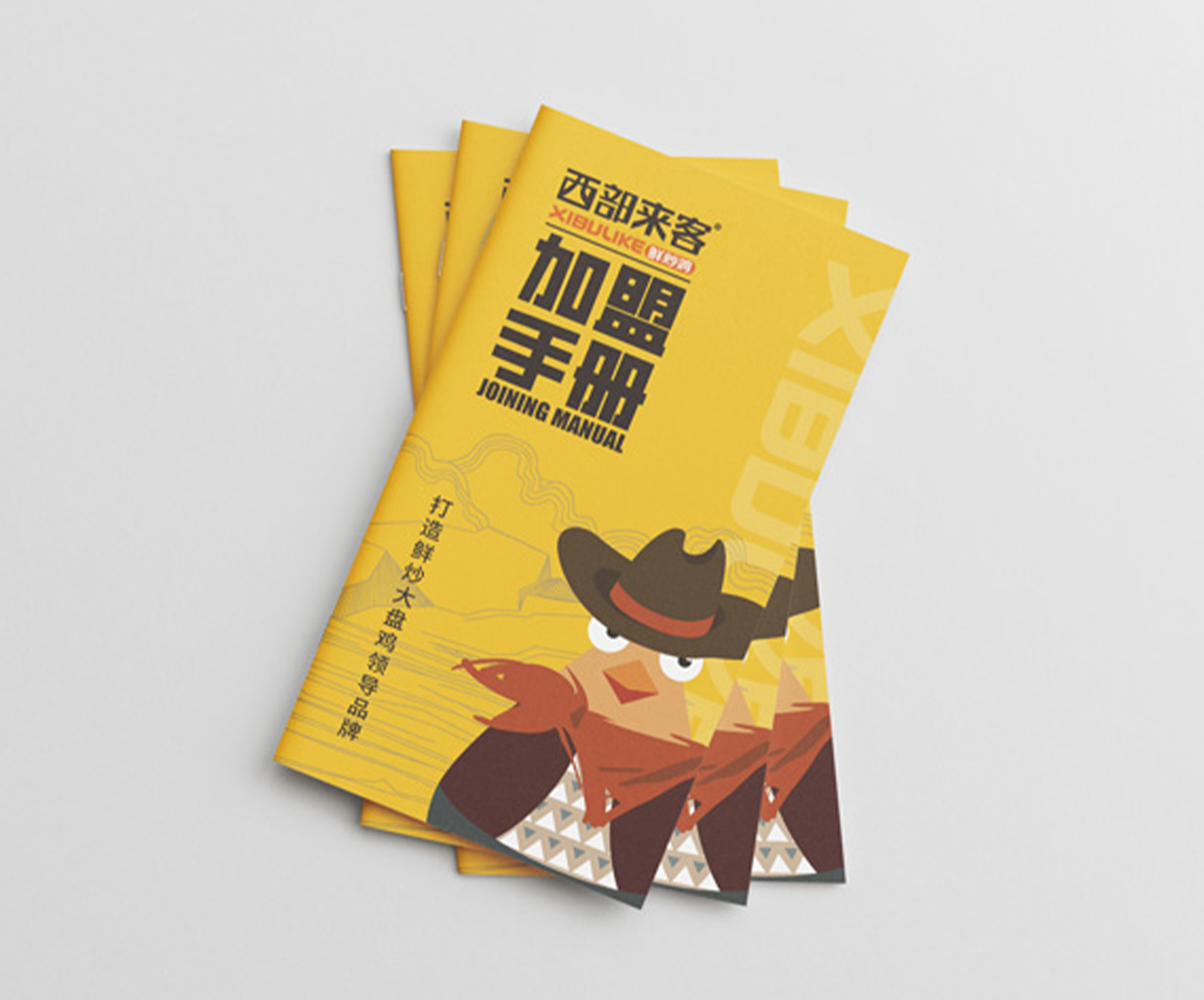 西部來(lái)客招商手冊設計