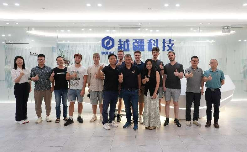 越疆,機器人產(chǎn)業(yè)學(xué)院，崗課賽證融通-國際交流不斷，德國職校代表團到訪(fǎng)越疆
